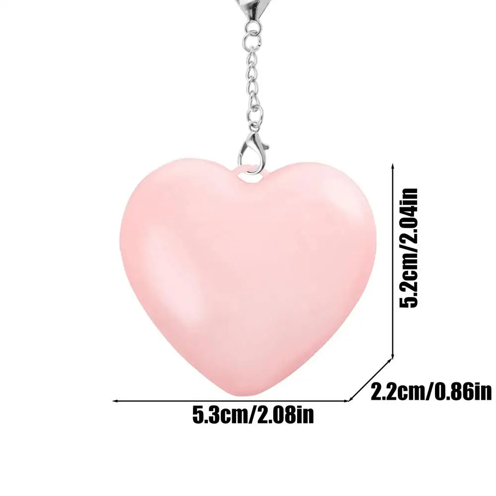 Rechargeable LED Purse Light Wallet Lamp Heart Shape Touch Sensor Zpaxo B