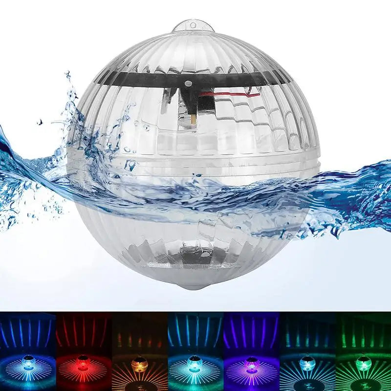 Garden Floating Underwater Ball Lamp Solar Powered Color Changing Swimming Pool Party Night Light For Yard Pond Garden Lamp Zpaxo