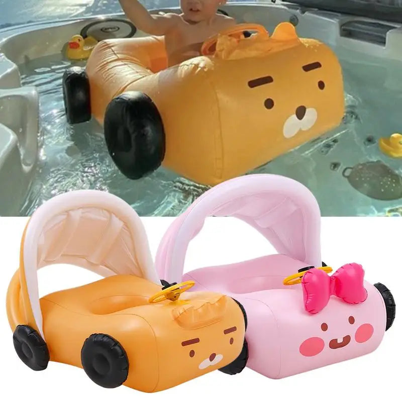 Car Float Baby Inflatable Ride Pool Toys Ergonomic Comfortable Zpaxo