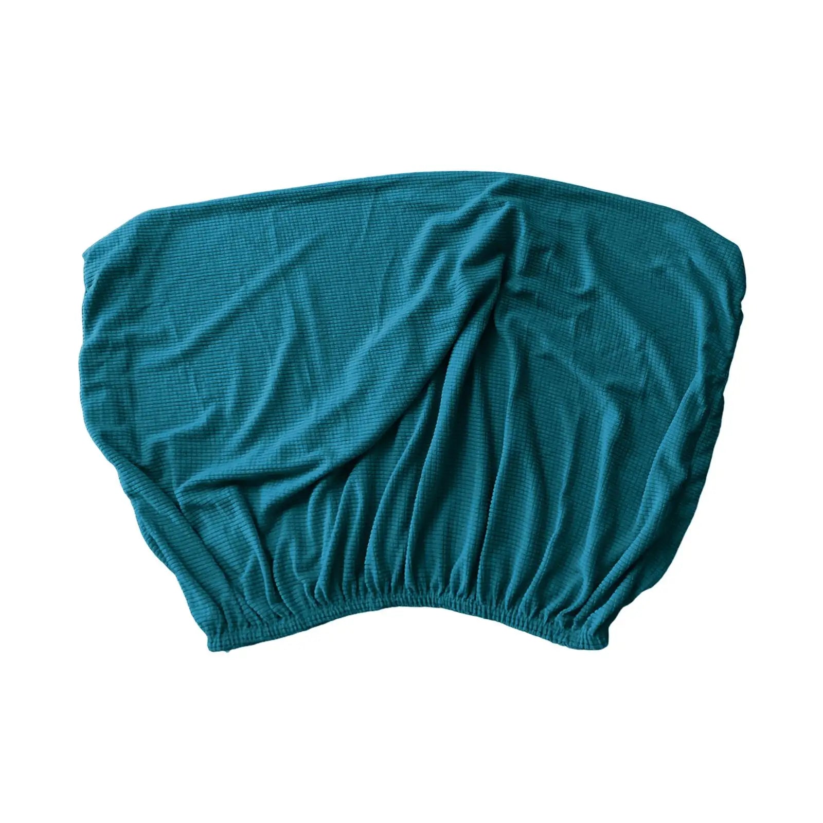 Bed Headboard Cover Removable Elastic Upholstered Bed Head Cover Bedroom Decor Dustproof Cover Bed Back Cover Protector 1.2M Zpaxo Blue