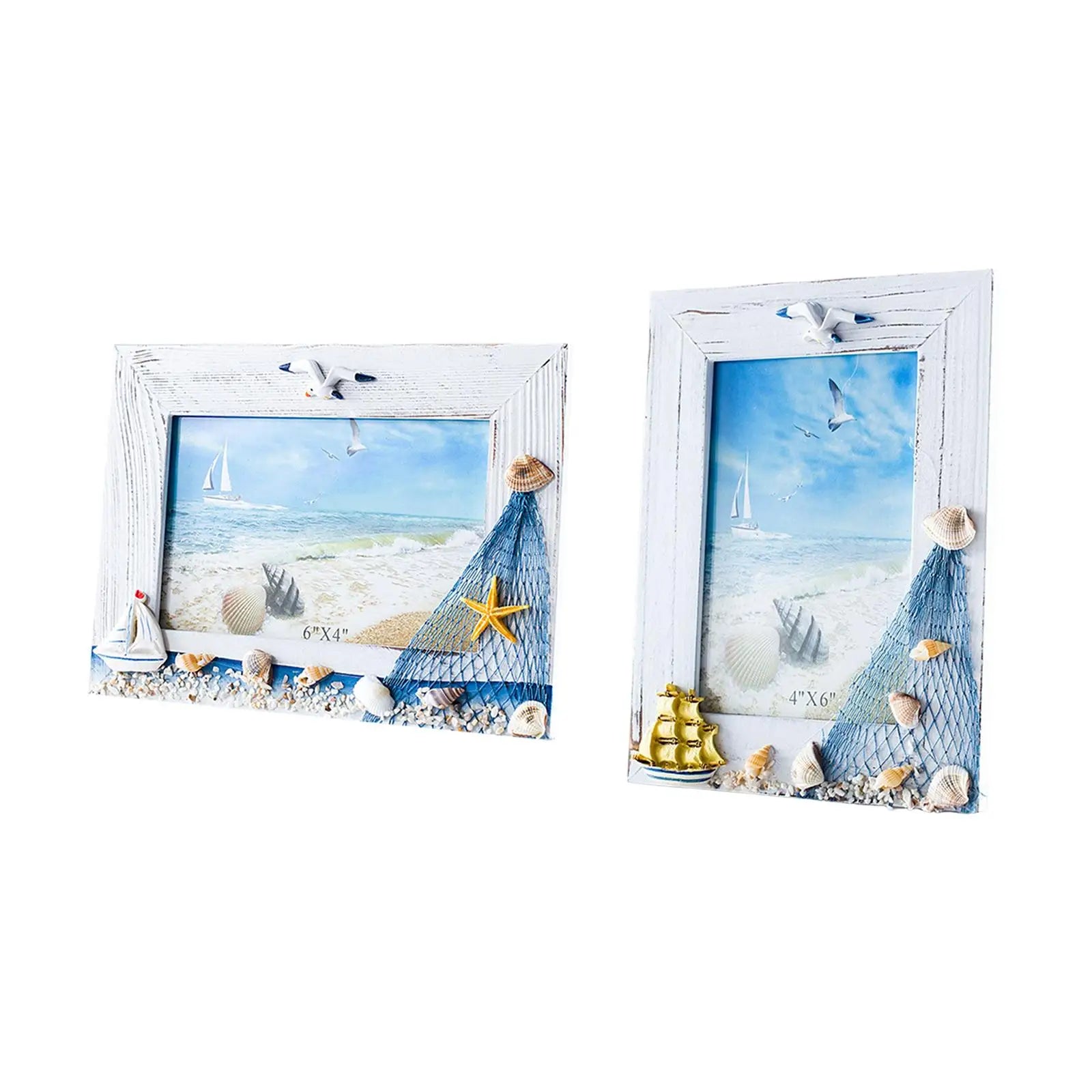 Photo Frame Shell Retro Ornaments Poster Picture Zpaxo