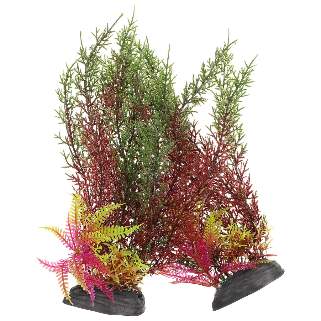 Compact Lightweight Fake Plants Fish Tank Aquarium Decor Beautiful