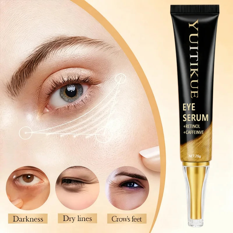 YUITIKUE Eye Serum Retinol & Caffeine – Firm & Brighten Eyes Eye Serum Zpaxo