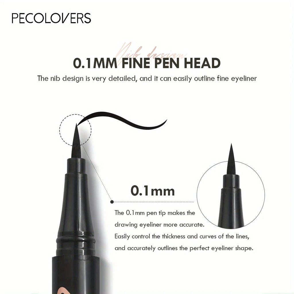 Ultra-thin Waterproof Liquid Eyeliner Dry Quickly Smooth Eye Liner Long Last Lower Eyelash Pen Makeup Cosmetics 6 Colors Zpaxo