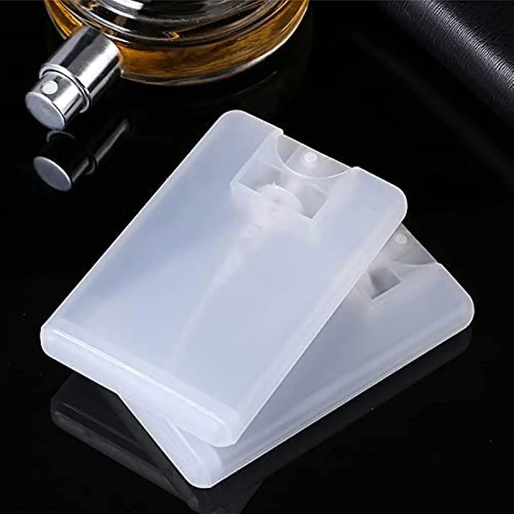 Slim 20ml Refillable Mist Spray Bottles – Credit Card Size 4/8 Pack