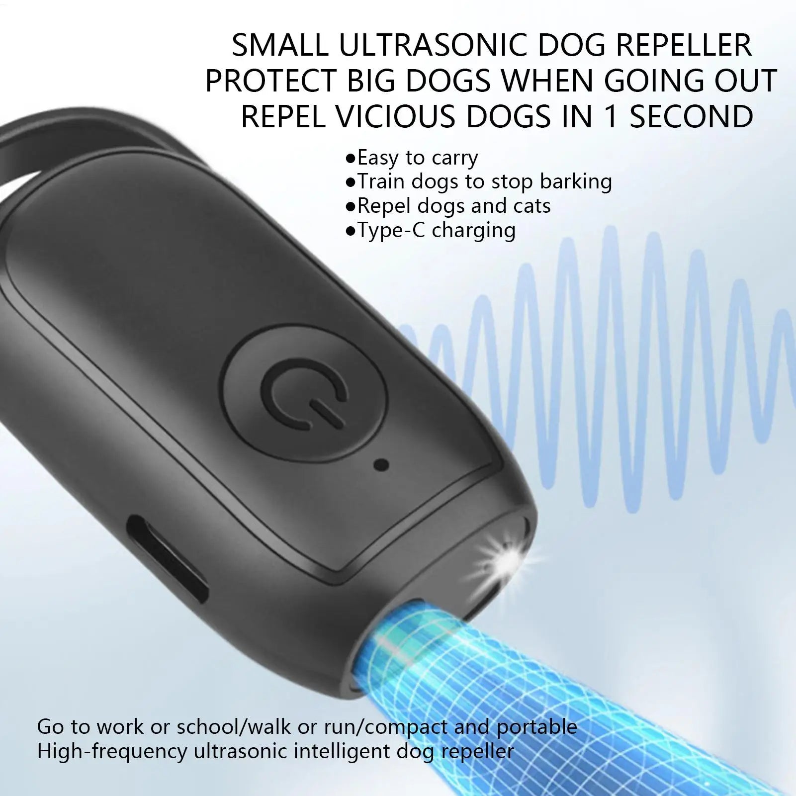 Anti Barking Device Dogs Rechargeable Ultrasonic Bark Control Stopper