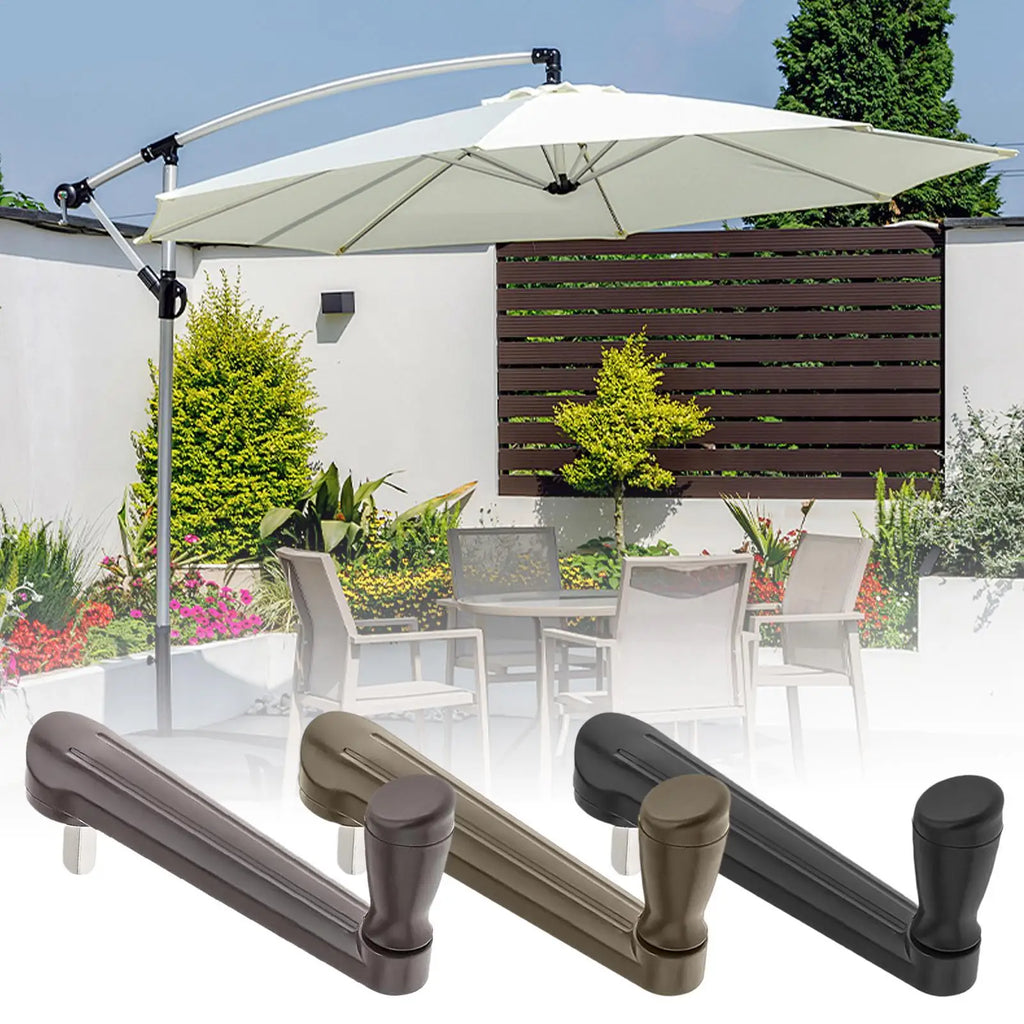 Patio Umbrella Parts Table Canopy Crank Handle Adjustable Compact