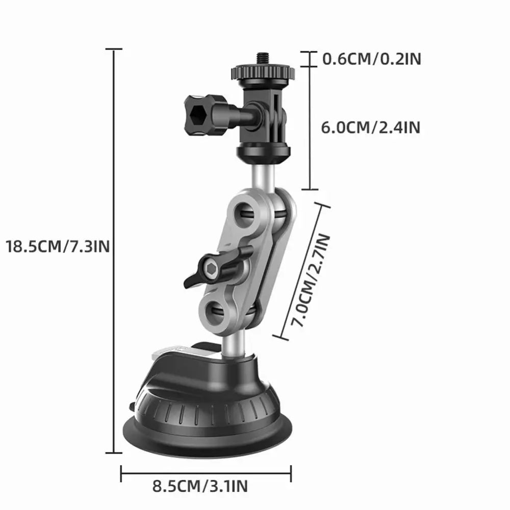 360-Degree Rotatable Car Suction Cup Mount Stable Fixing Strong Zpaxo