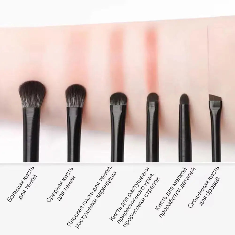 10-Piece Soft Synthetic Eyeshadow Brush Set – Blend & Shade Eyeshadow Brush Set Zpaxo