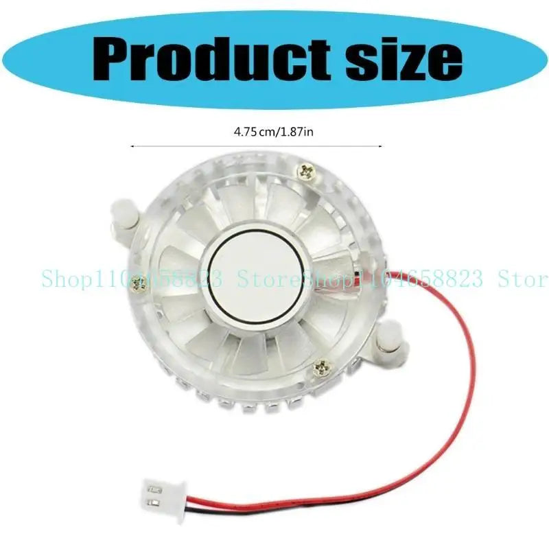 5010 BGA Fan Round Graphics Card Cooling Mini Heatsink 5V12V Small Zpaxo