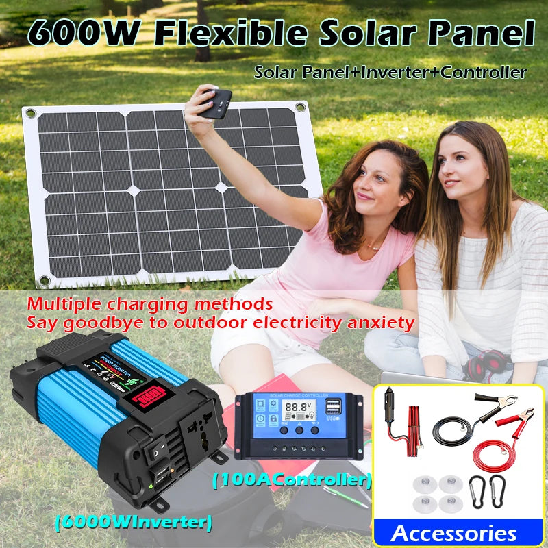 High-performance 6000W Off-grid Solar Power Full System 100A MPPT Zpaxo