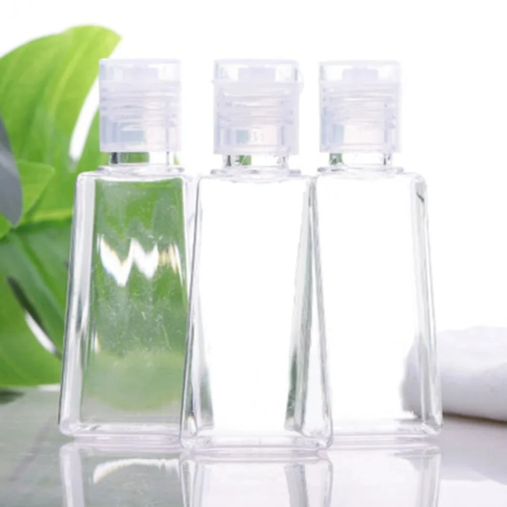 30/60ml Empty Refillable Bottle Flip Cap Travel Bottle Cosmetic Lotion Squeeze Bottles Portable Zpaxo