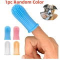 Random Pet Silicone Tooth Brush Tool Dog Soft Finger Toothbrush Teeth