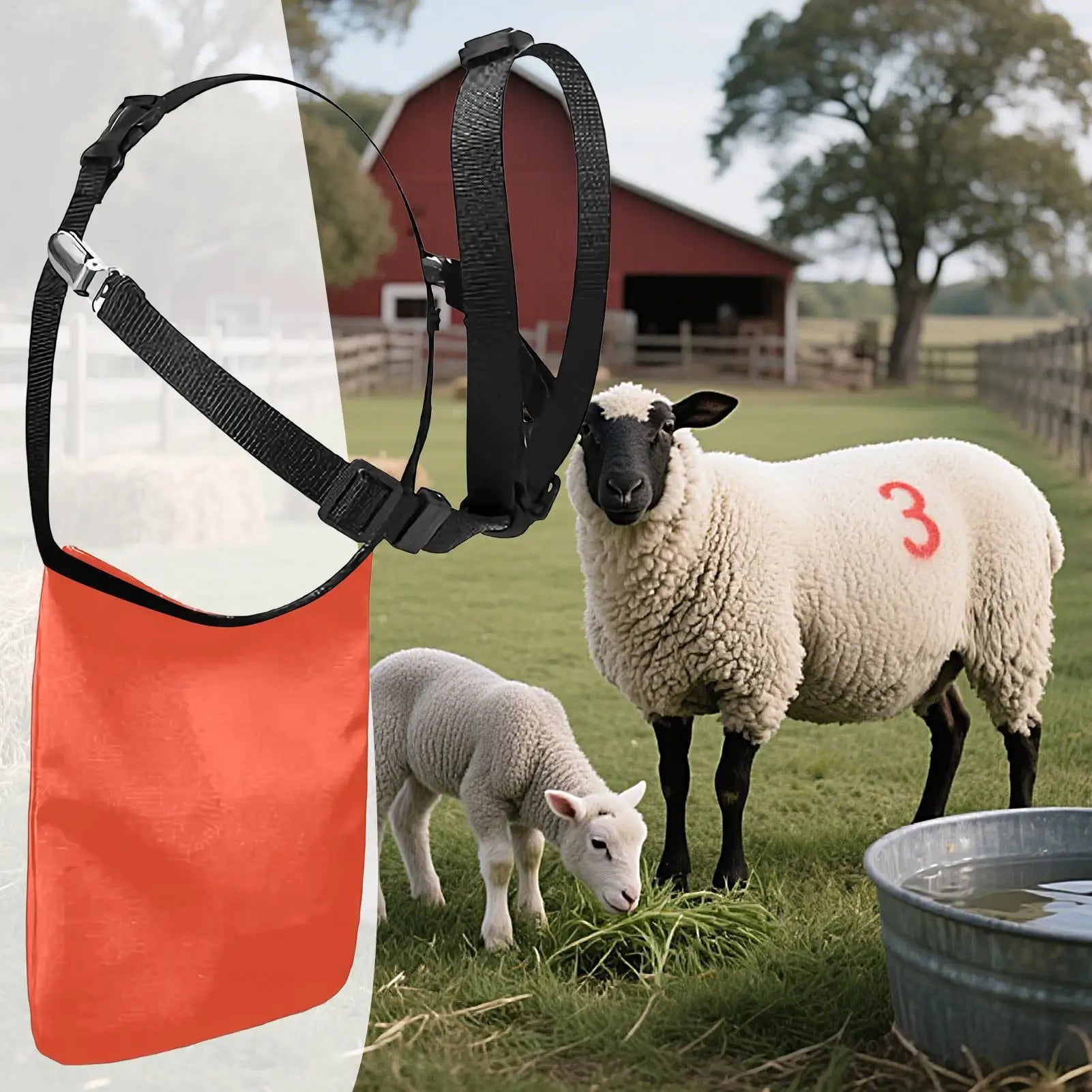 Anti Breeding Apron Sheep Control Goat Skirt Chest Strap Livestock