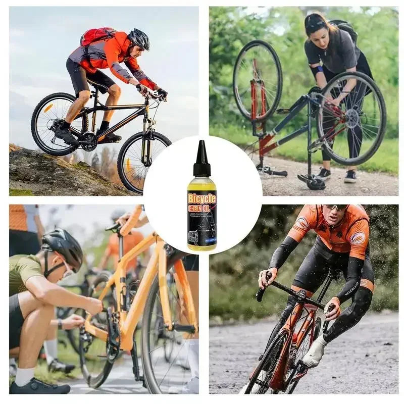 100/300ml motorcycle Bicycle Special Lubricant MTB Road Bike Mountain Bike Dry * Lube Chain Oil for Fork Flywheel Chain Cycling Zpaxo