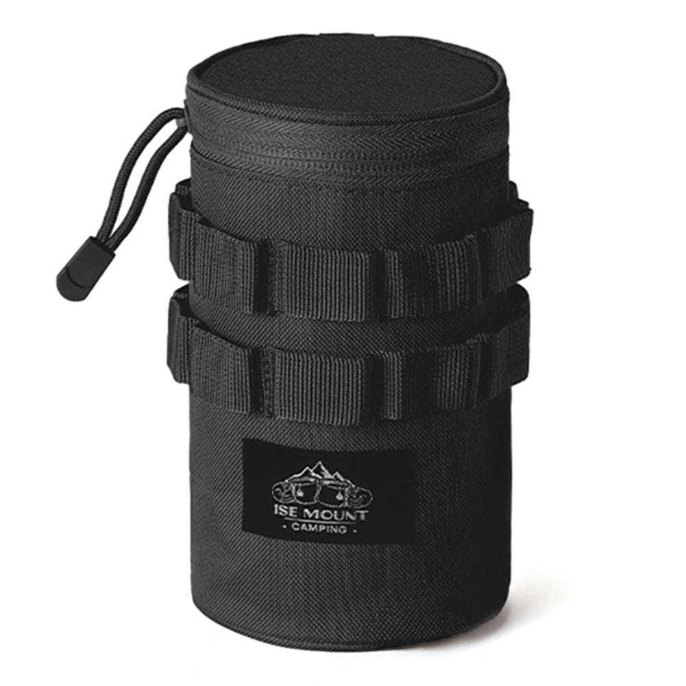 Camping Storage Bag S/L Lightweight Accessory Bag with Hanging Holes Lights Storage Bag with Handle Camping Supplies Zpaxo Black Large