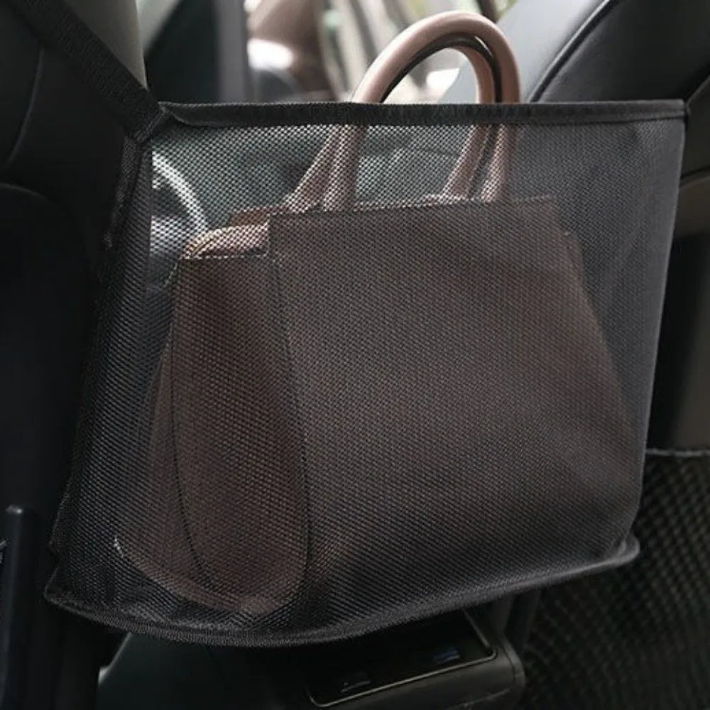 Large Capacity Car Seat Mesh Bag Convenient Hanging Storage Net Zpaxo