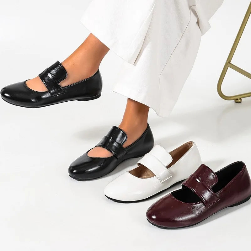 Spring Autumn Women's Solid Comfortable Single Shoes Women Round Toe Zpaxo