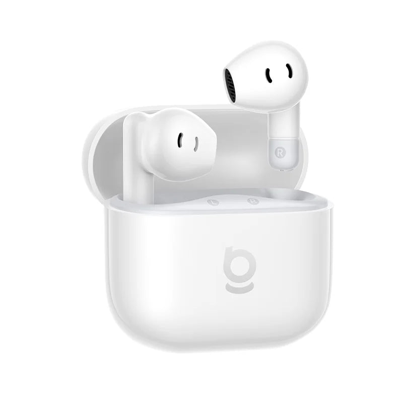 Baseus Bass BS2 Lite True Wireless Earbuds Bluetooth 6 0 Semi-in-ear Zpaxo Moon White