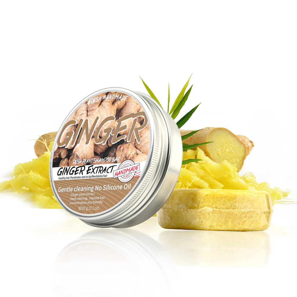 Ginger & Jojoba Solid Shampoo Bar – Oil Control & Hydrating Solid Shampoo Bar Zpaxo