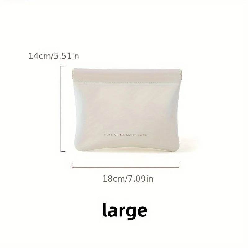 Storage Bag Automatic Closure Perfect Coins Cables Headphones