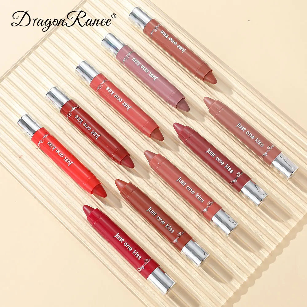 Bright Lipstick Easy to Color Lipstick Color Moisturizing Lip Gloss Easy to Color Lip Glaze Rotating Bright Lipstick Pen Lip Gloss Lipstick European and American Style Nude Brown Red Pink Lipstick Masquerade Lipstick Pen Lip Zpaxo