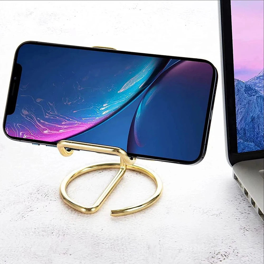 Desktop Phone Holder Simple Metal Business Card Holder Stand Office Desktop Business Name Card Display Organizer Zpaxo