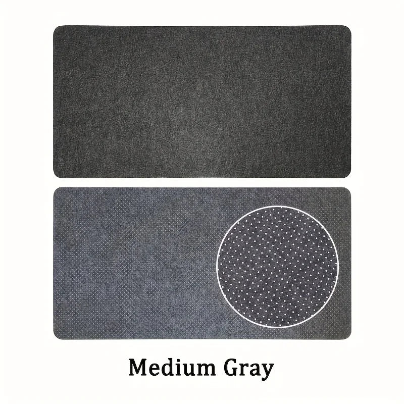 Large Gaming Mouse Pad Non-slip Wool Felt Mousepad Office Desk Mat Zpaxo Medium gray 80x40 cm