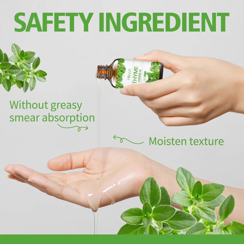 Thyme Essential Oil White Vanilla Rich Smell Skin Care Hair Hydrating Zpaxo