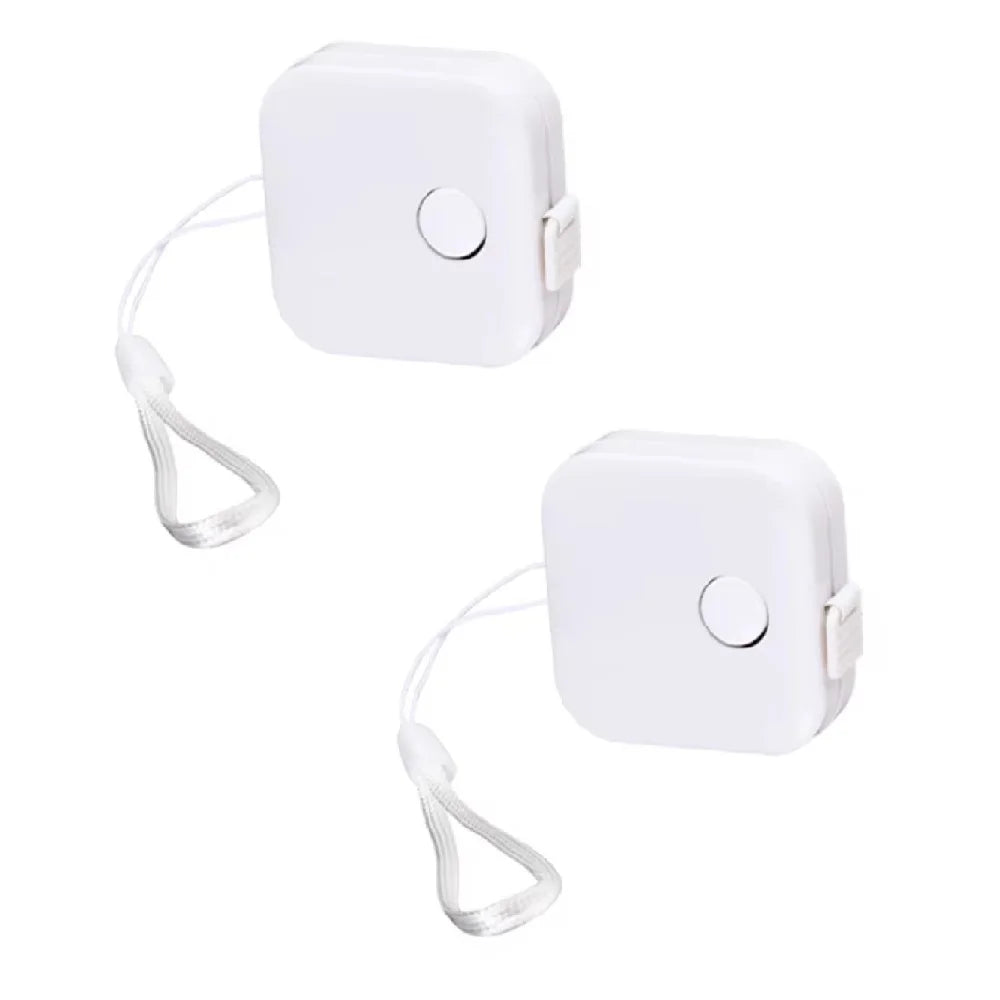 1 5m Small Tape Measure Portable Plastic Weight Management Medical Zpaxo white 2pc 1.5M