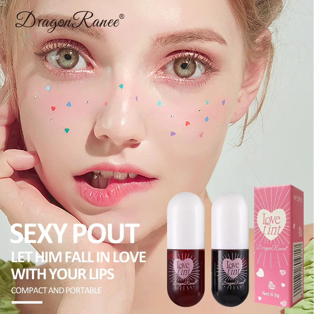 Mirror-Like Lipstick, Water-Dyed Lip Liquid, Lip Gloss, Water-Glossy Mirror Glass Lip Lipstick, Long-Lasting, Non-Stick Cup Lip Gloss, Lightweight and Compact Lip Gloss Zpaxo