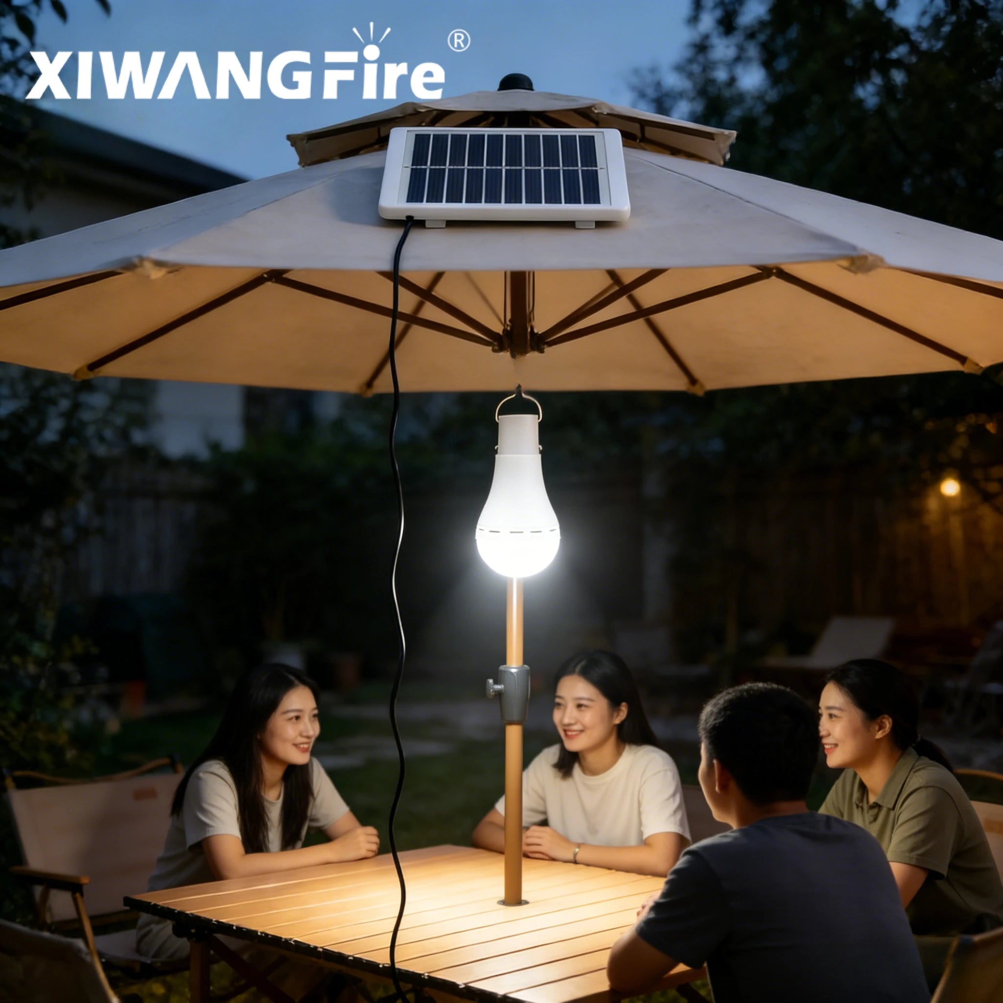 Solar Lights Waterproof USB Charged Hanging Emergency Sunlights Zpaxo