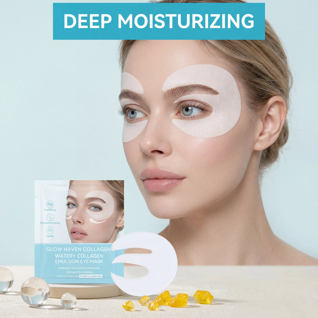 Vitamin C Collagen Under Eye Patches Hydrating Eye Mask for Puffiness Overnight Recovery Anti-Aging Eye Care Deep Moisturizing Zpaxo