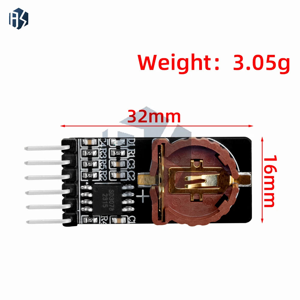 SD3078 Temperature-compensated RTC Module I2C CR1220 Battery Arduino Zpaxo
