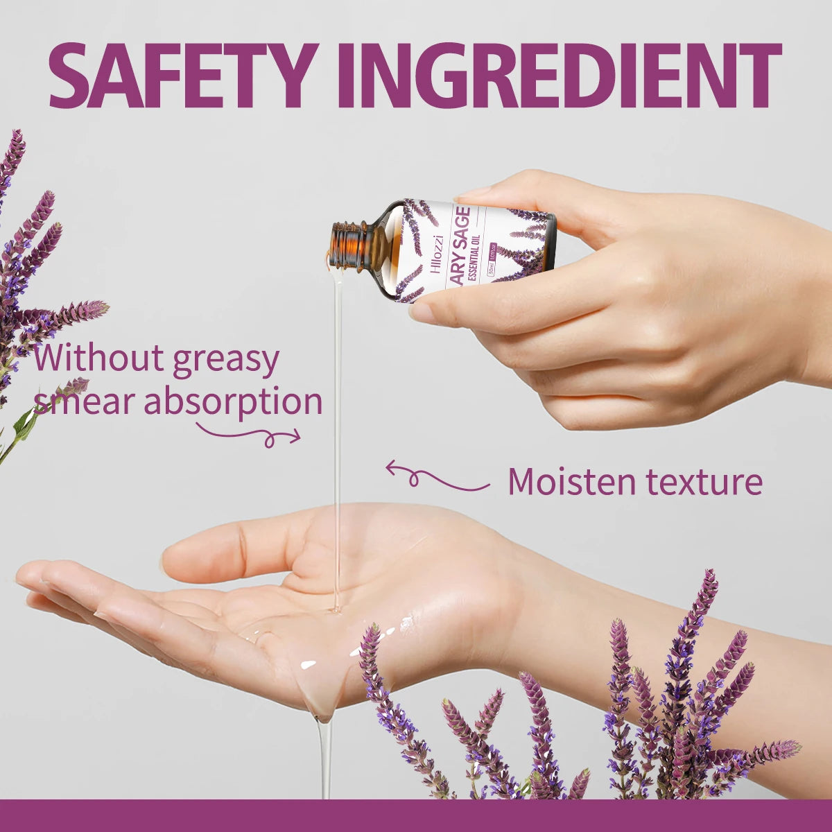 30ml clary sage essential oil pure essential oil skin care hair care can make hair smoother aromatherapy aromatherapy essential Zpaxo