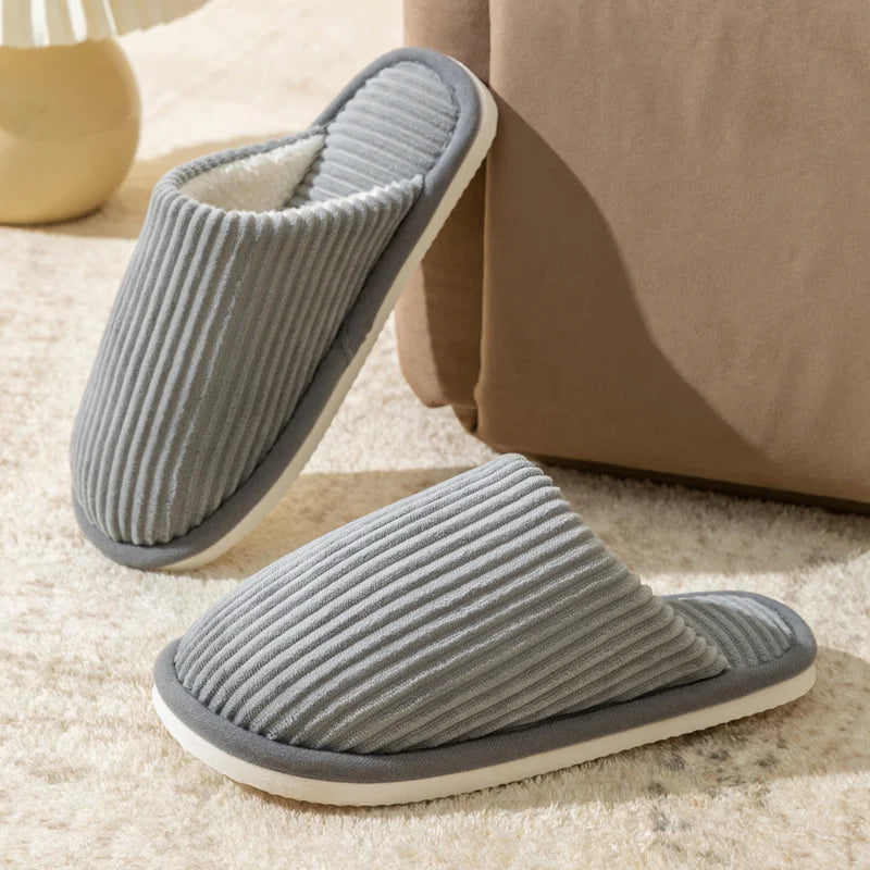 Men's Fall Winter Slippers Home Anti-slip Warm Comfortable House