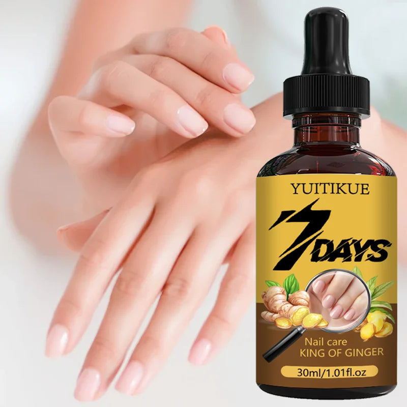 YUITIKUE 7-Day Ginger Nail Care Oil – Nourish & Strengthen 30ml Nail Treatment Oil Zpaxo Default Title