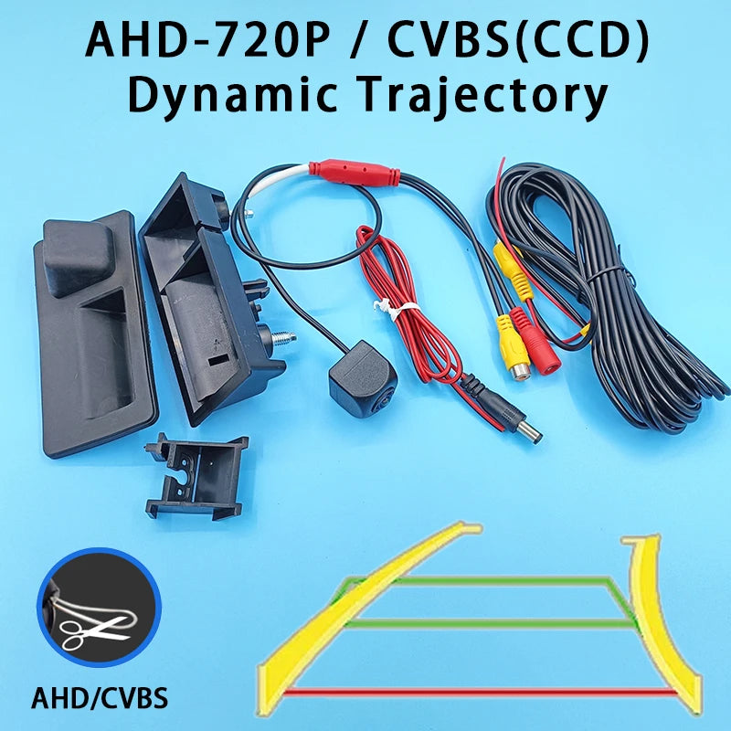 AHD1080P CVBS Car Rear View Reverse Camera Audi A3 A4L A6L S3 S5 Q3
