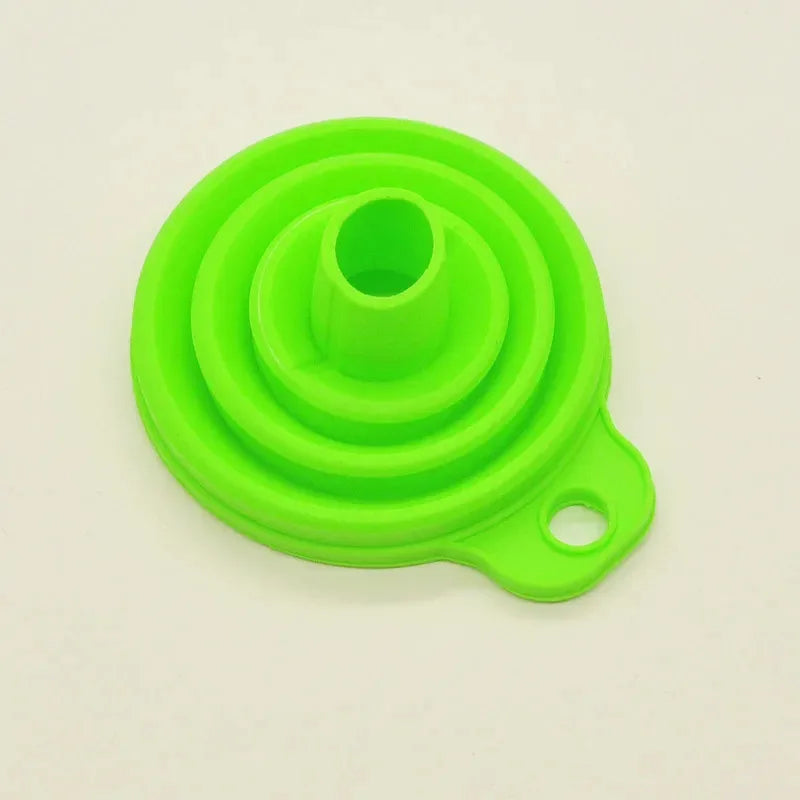 Foldable Silicone Funnel – Portable for Fuel, Oil & Kitchen
