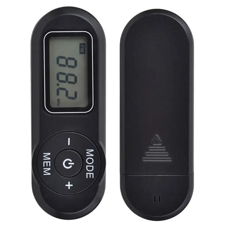 652F Digital Pocket FM Radio Portable Receiver 64-108MHz Zpaxo