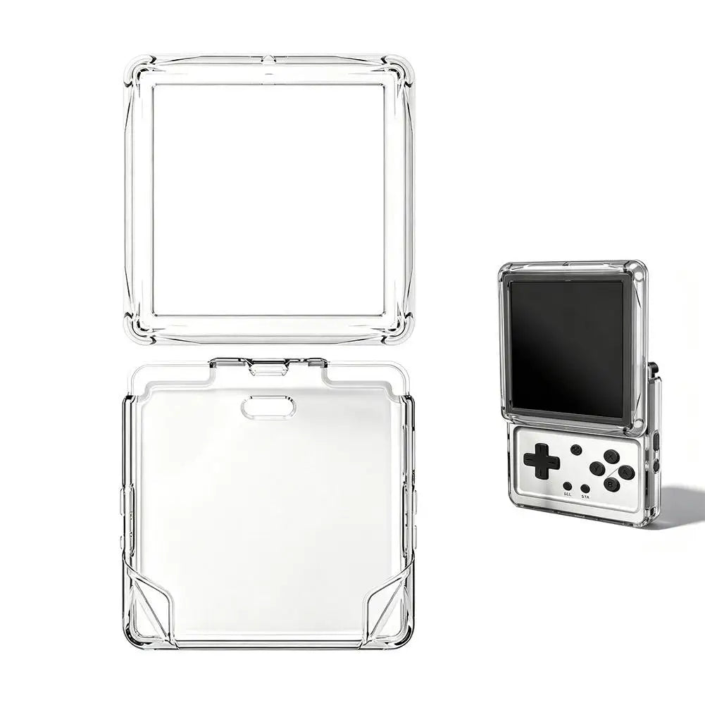 TPU Case for ANBERNIC RG Rotate – Shockproof Clear Protector Game Console Case Zpaxo transparent