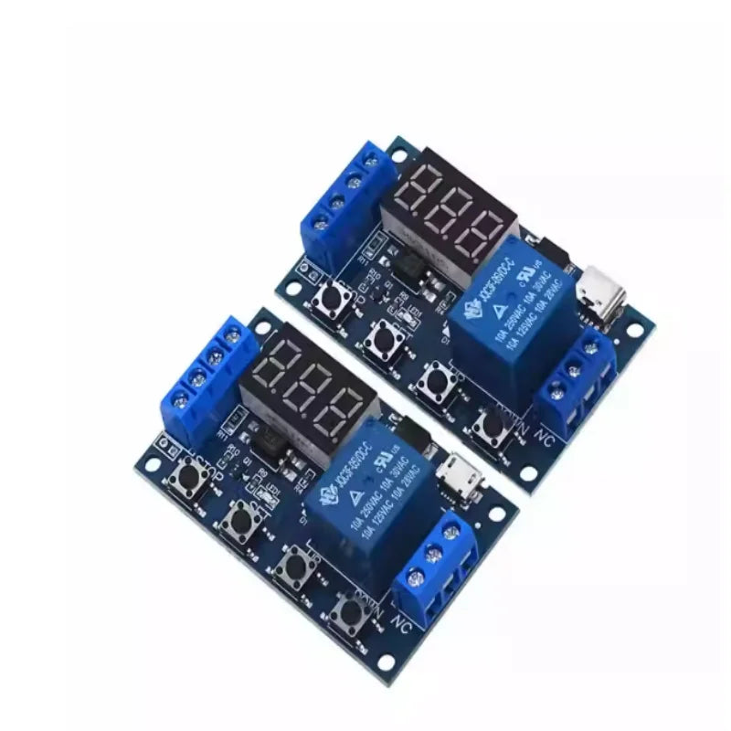 Cycle timing circuit switch with delay, power-off, disconnection trigger, delay, cycle timing circuit switch with USB relay modu Zpaxo Default Title