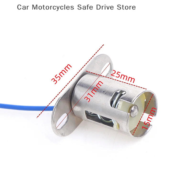 CM1pcs 1156 BA15S Auto Car Turn Signal LED Light Bulb Wire Adapter