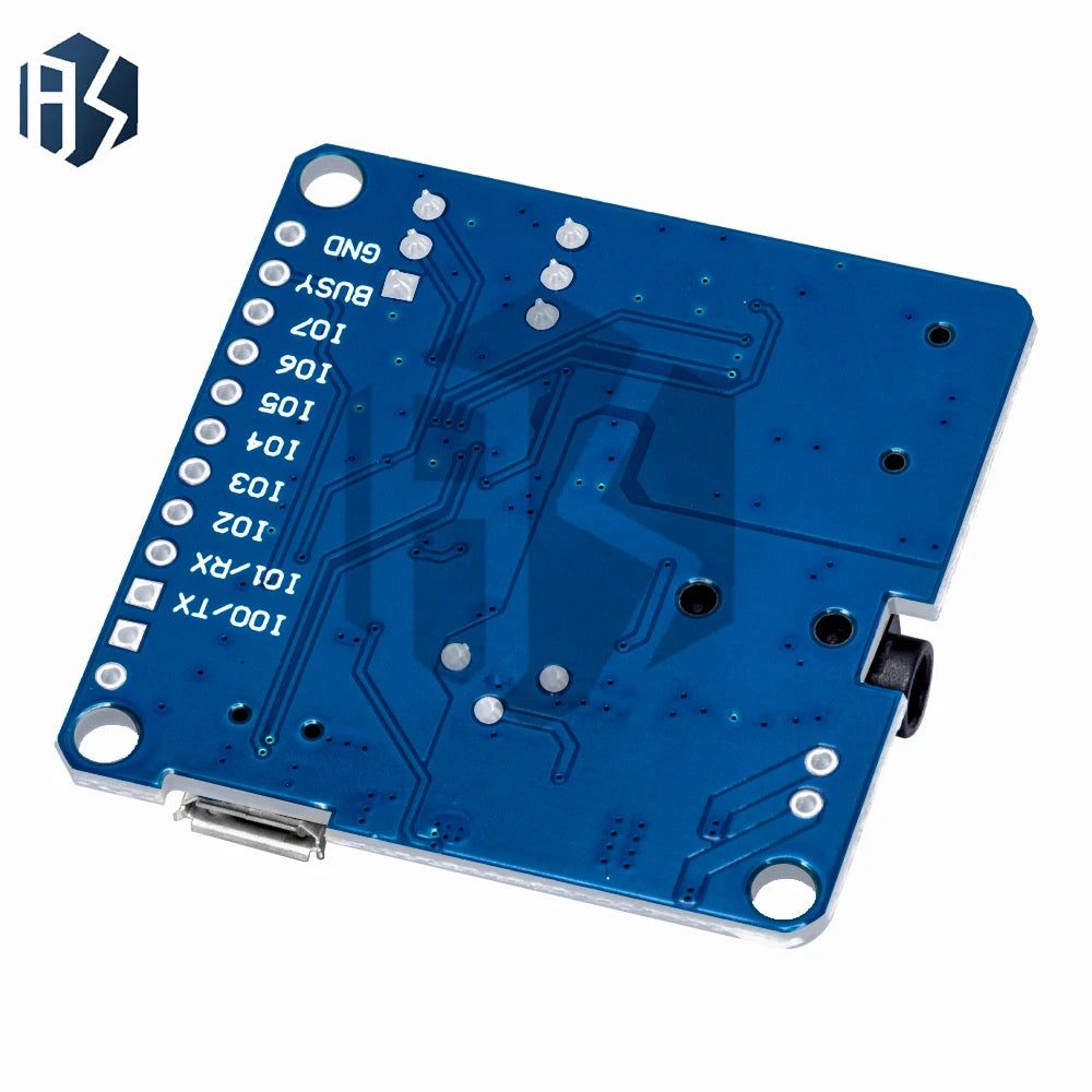 5W Class D MP3 Amplifier Module, SD TF Card UART Serial Control Audio Board for Arduino Zpaxo