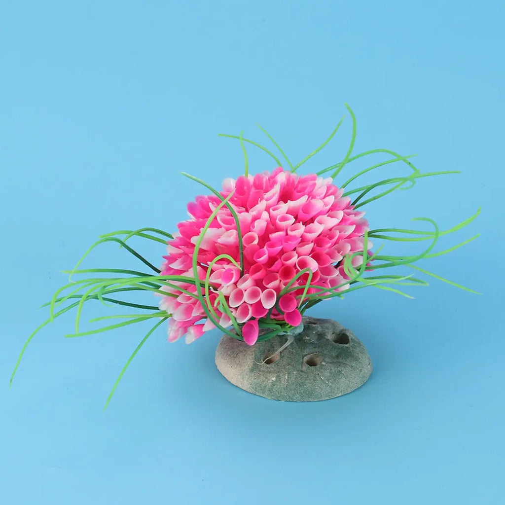 Artificial Aquarium Plants Solid Base Lifelike Design No Decay Easy