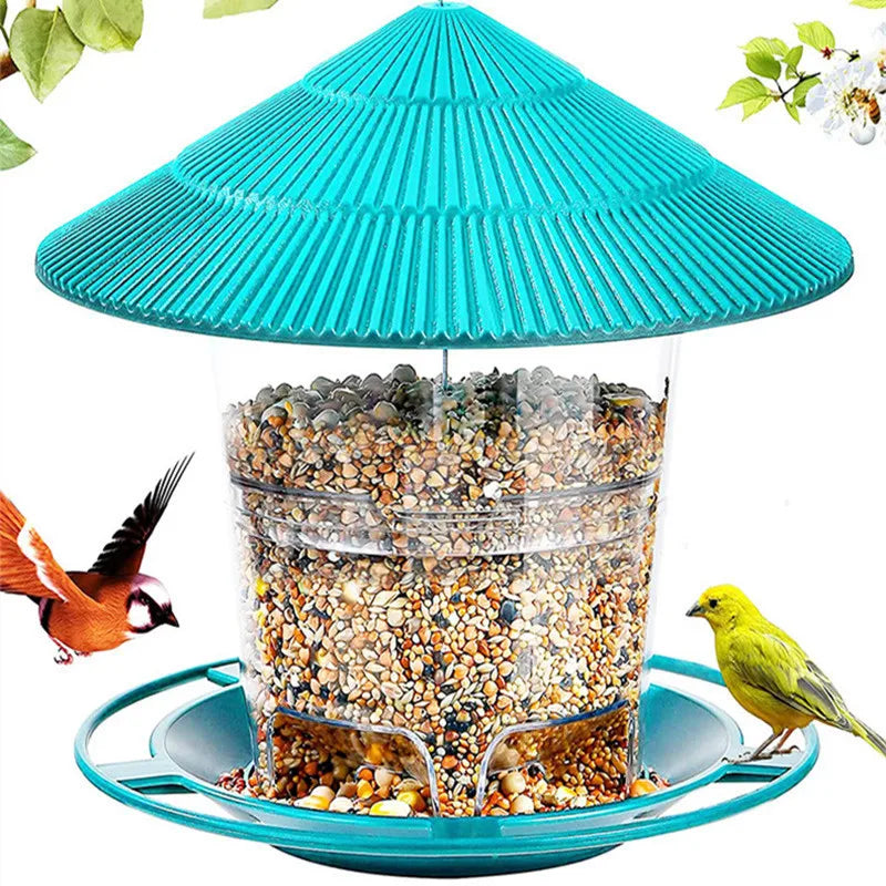 Bird Feeder Automatic Foot Feeding Tool Outdoor Hanging Nut Multiple
