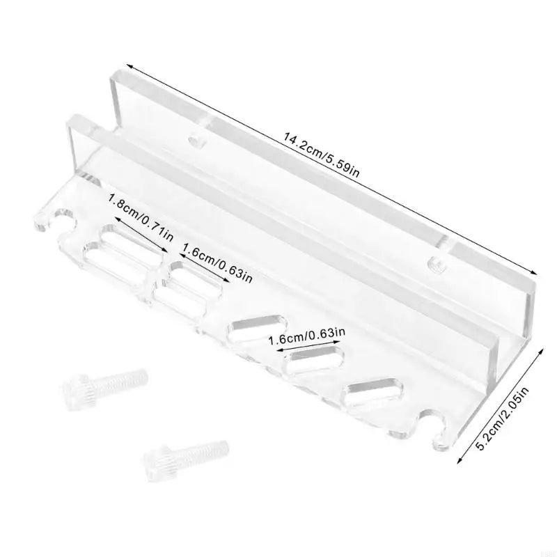 Acrylic Water Grass Tool Rack Scissors Tweezers Cleaners Organized