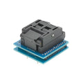 QFP32 to DIP28 Test Seat QFP44 to DIP40 Test Seat AVR Programming Burning Seat 0.8 Spacing Zpaxo QFP32 to DIP28