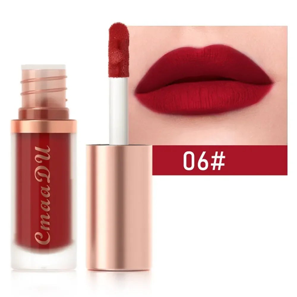 Waterproof Matte Velvet Lip Glaze Moisturizing Long Lasting Non-stick Zpaxo 6