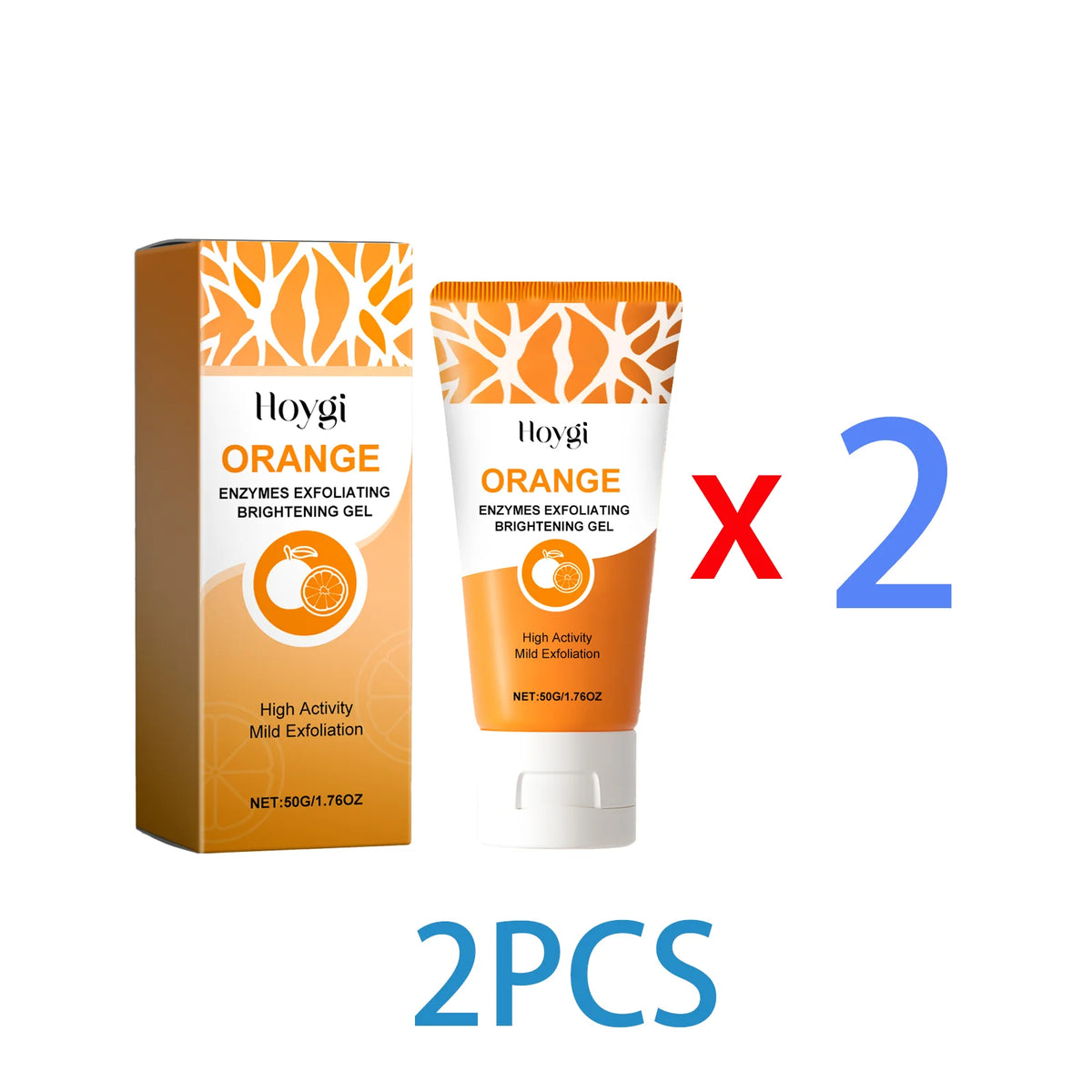 Gentle Exfoliating Blackhead Gel with Niacinamide Pore Minimizing Face Cleanser Oily Dry Sensitive Skin Smooth Bright Skin 50g Zpaxo 2PCS Bestie Pack
